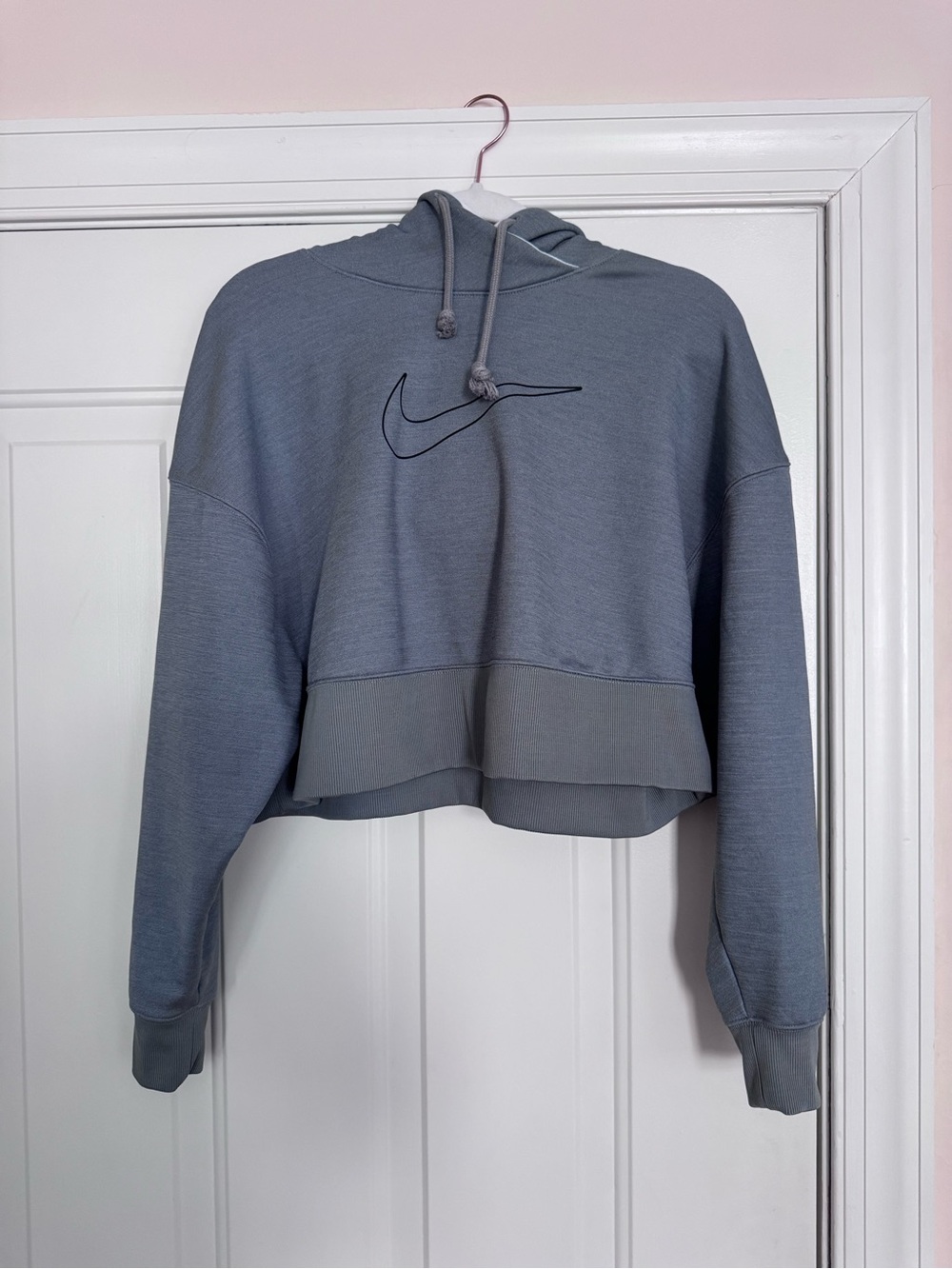 Nike Women's Cropped Hoodie - Grey